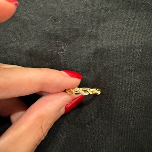 Braided Gold Ring for Women